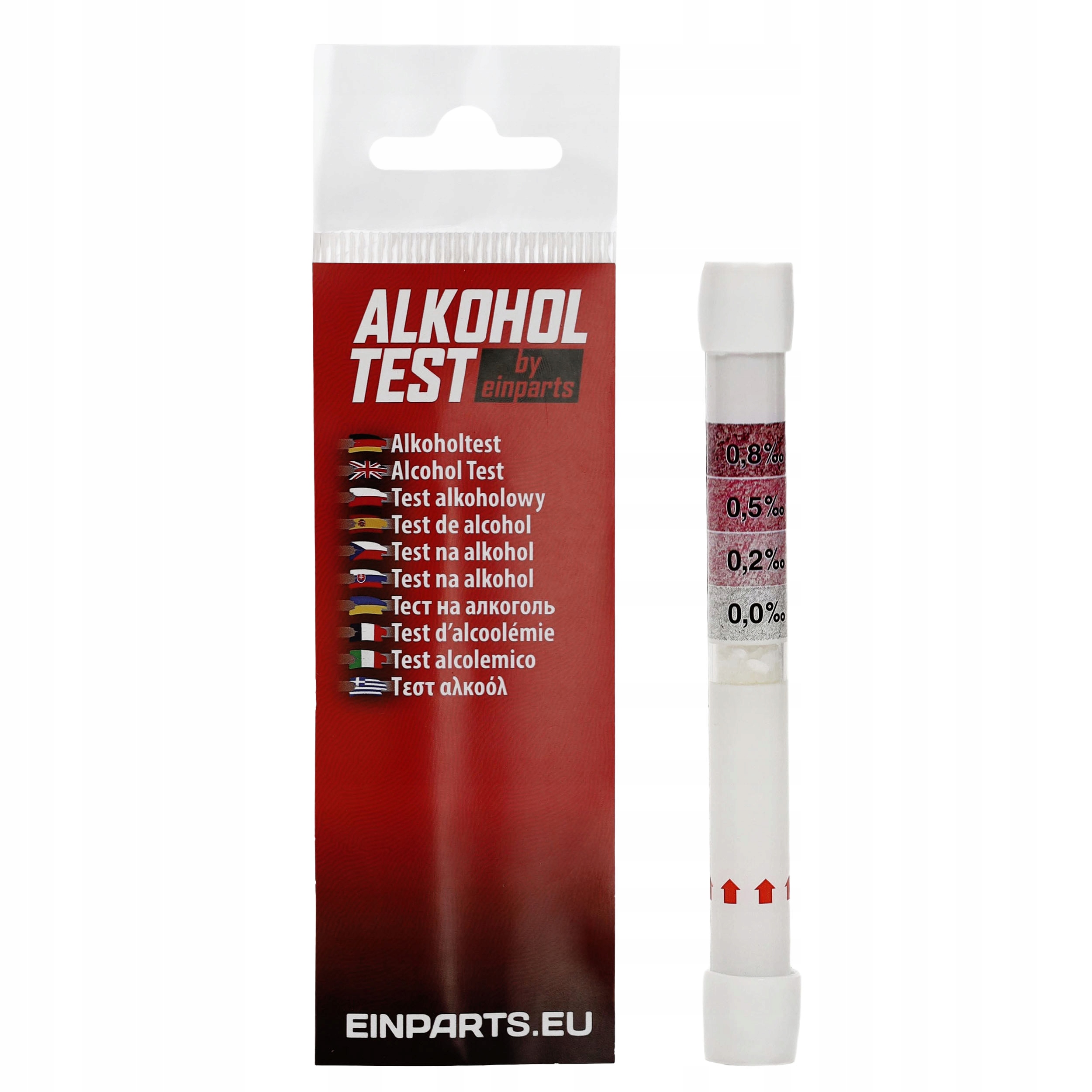 Alkomat Jednorazowy Alkotest 0,0-0,8