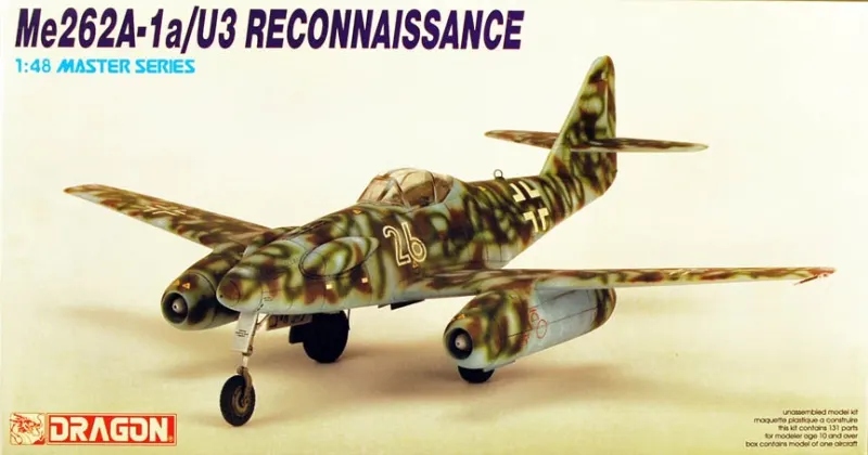 Me 262A-1a/U3 Reconnaissance Dragon 5535 v měřítku 1/48