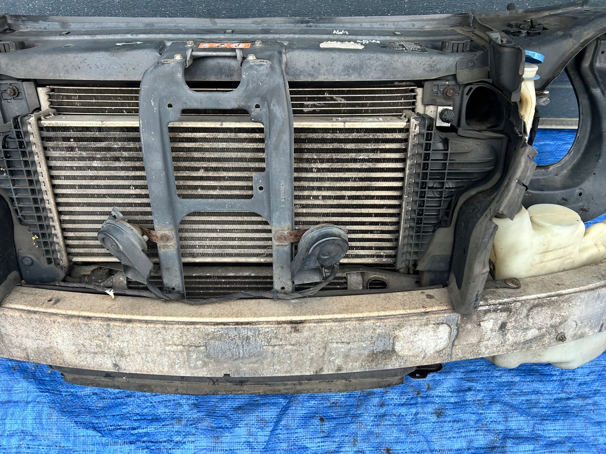 support panel for radiators radiator MERCEDES ML W164 3.0 V6 CDI