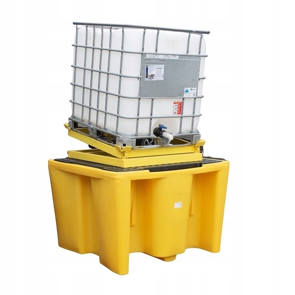 Pochylnia do opróżniania pojemników IBC