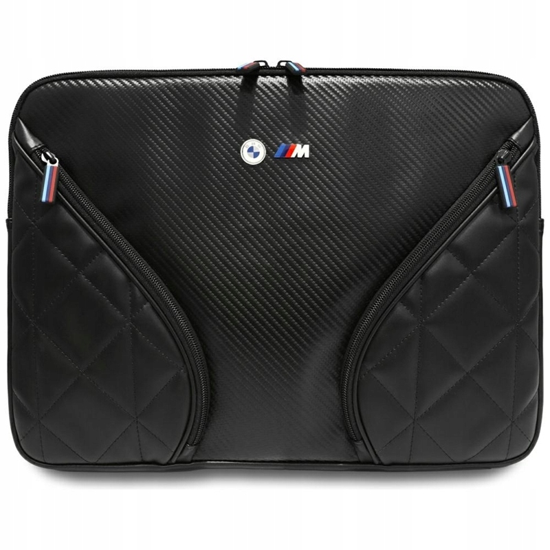 Bmw Carbon Pockets & Metal Logo Sleeve – Pouzdro na notebook 16" (černé)