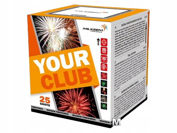 

Fajerwerki bateria na pokaz 25 strz. 42mm mocna