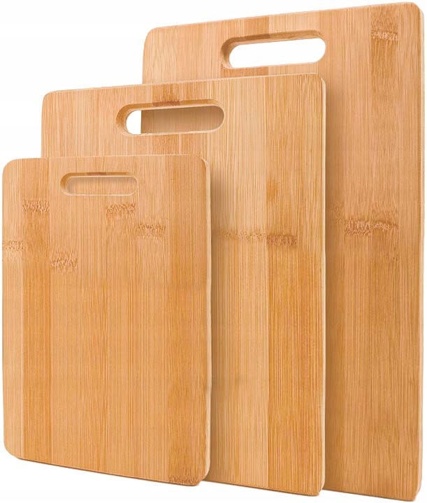 

Zestaw 3 X Deska Do Krojenia Bambusowa Kuchenna