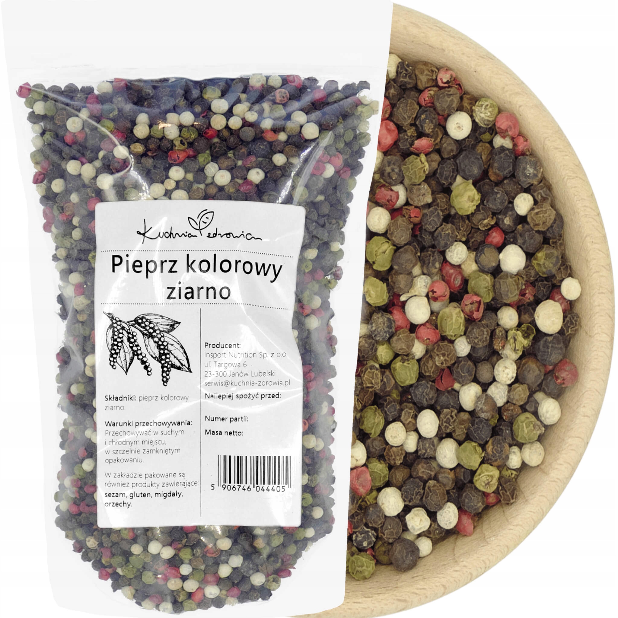 Levně Koření Colorful Pepř 1kg Kuchnia Zdrowia