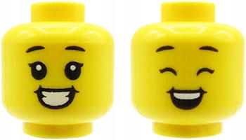 

Lego głowa główka dziecko dwustronna uśmiech