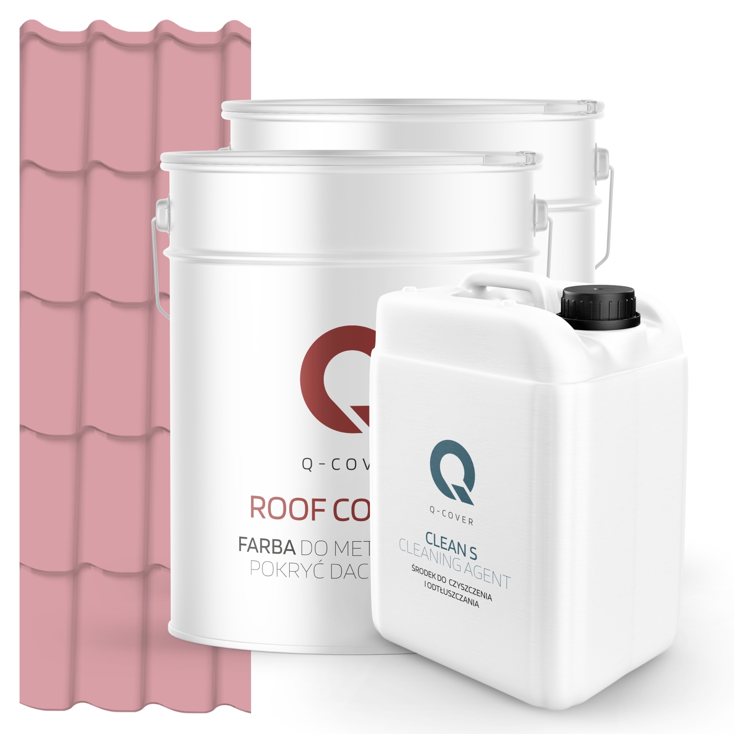 Barva Střecha Kovový Podklad Odmašťovač Růžový Světlý Ral 3015 74 m2 Lesk