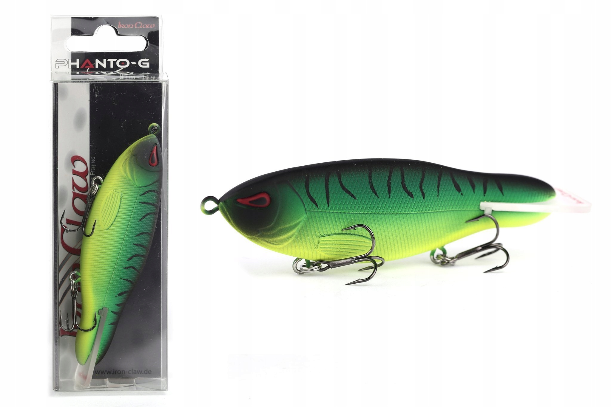 Jerk Iron Claw Phanto-g Matt Firetiger 9cm/14g