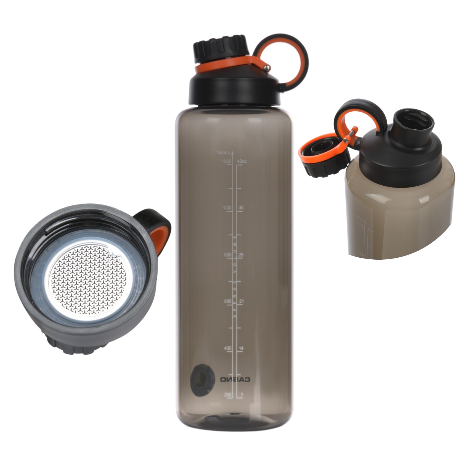 Casno Bidon Butelka Sportowa Na Siłownię Tritanowa 1500 ml Bpa Free