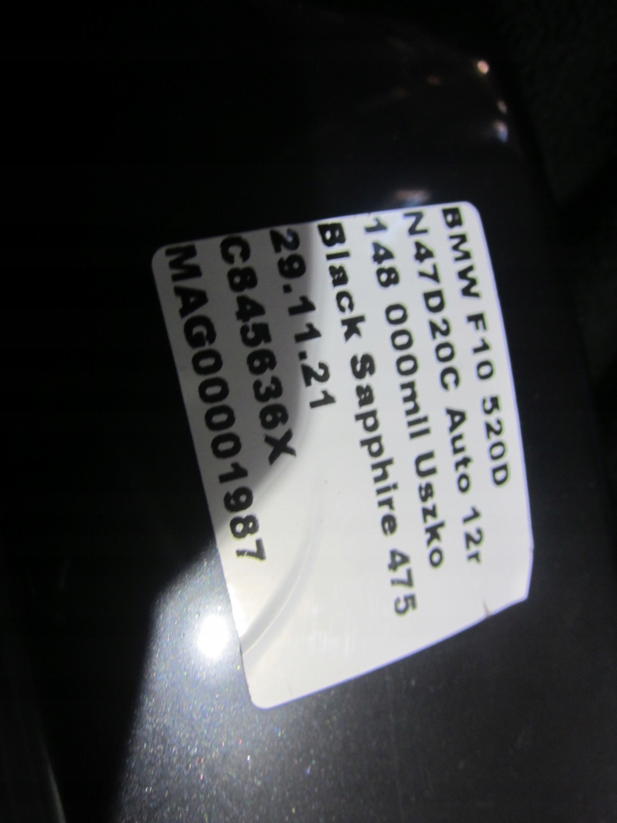BMW F10 mirror exterior cover right left 475