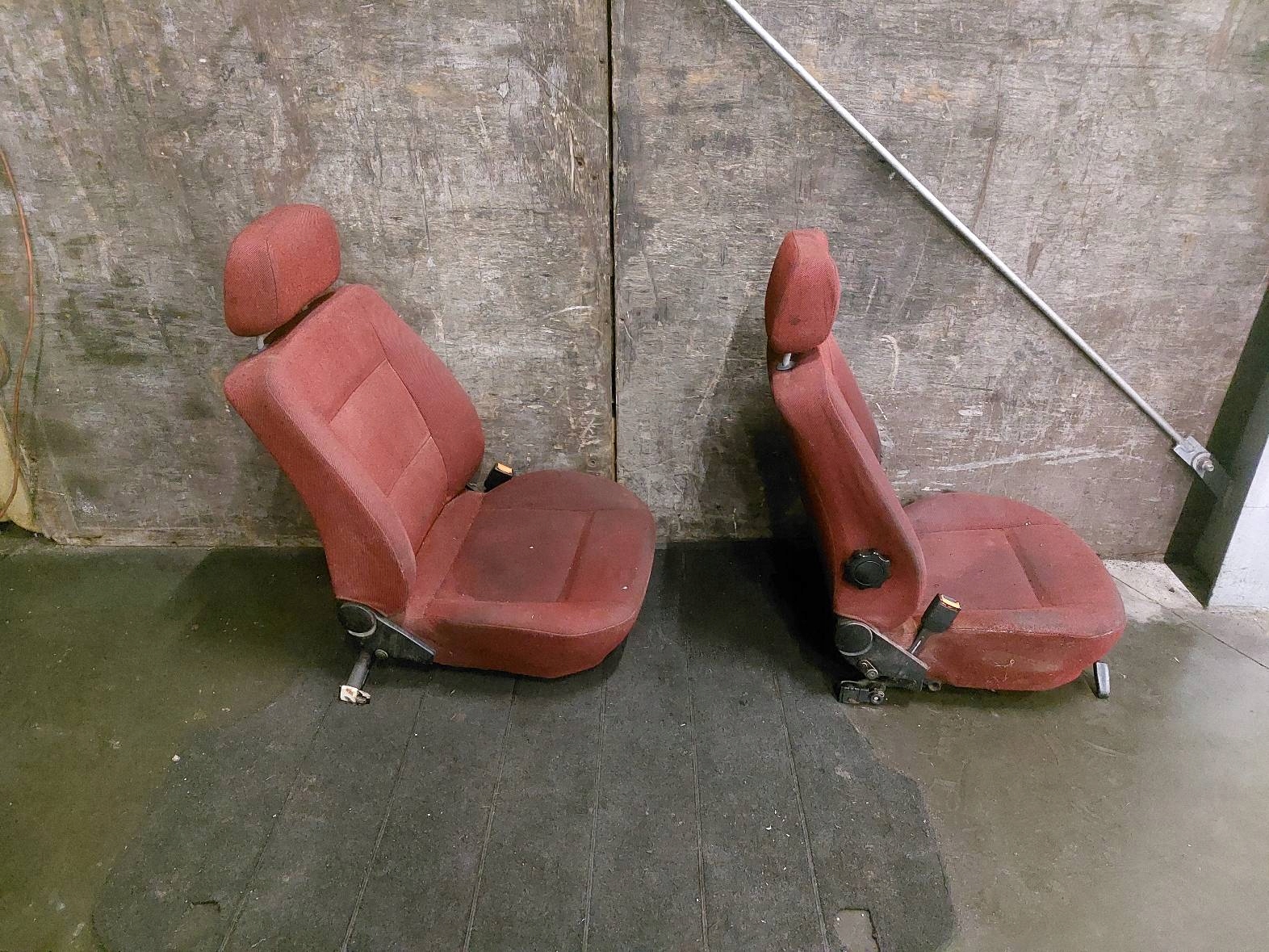 KOMPLET seats left right front + seat rear part + side AUDI 80 B3 sedan