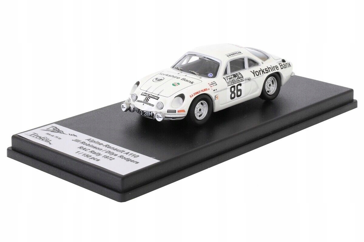Renault Alpine A110 Robinson Rac Rally 1972 1/43