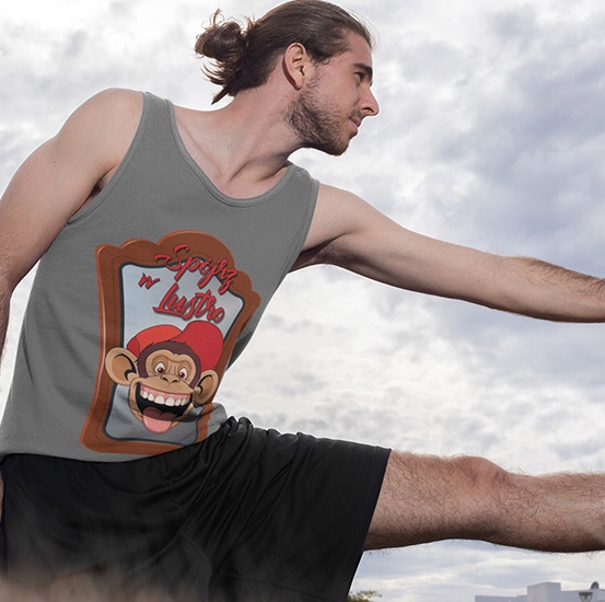 TANK TOP SIŁOWNIA LUSTRO Rozmiar M