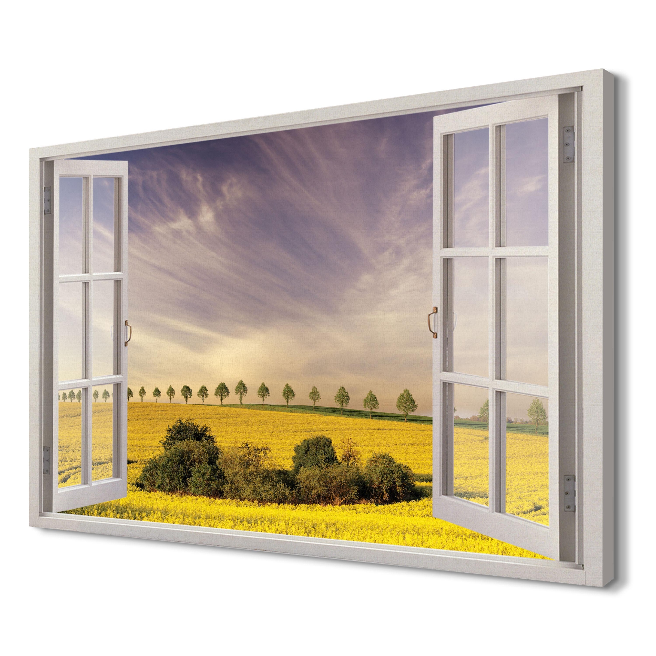 

Pola Rzepak Wydruk na płótnie 3d 120x80 dekoracja