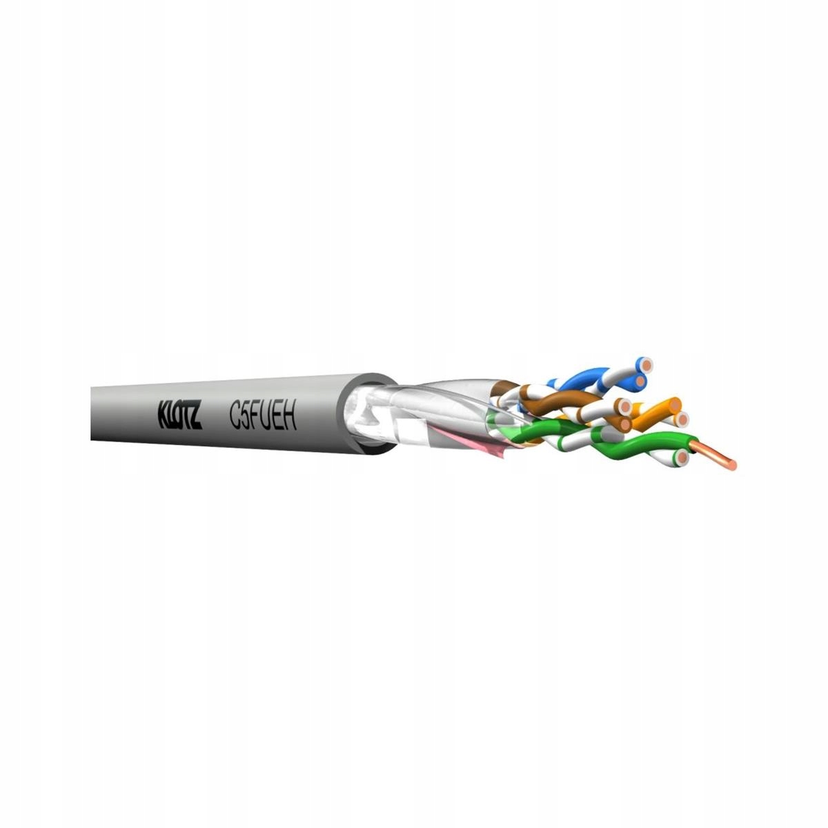

Kabel skrętka Klotz C5FUEH CAT5e instalacyjny