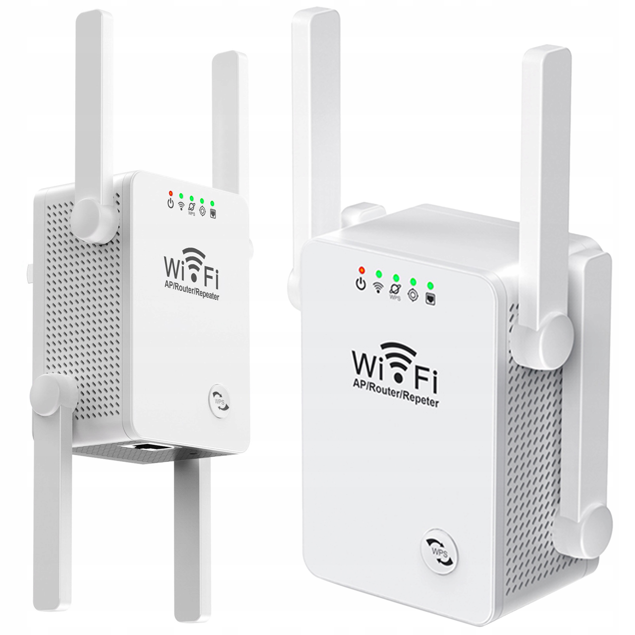 Wzmacniacz Sygnału Wi-Fi Mocny Repeater Access Point 300Mbs 4 Anteny 2.4GHz