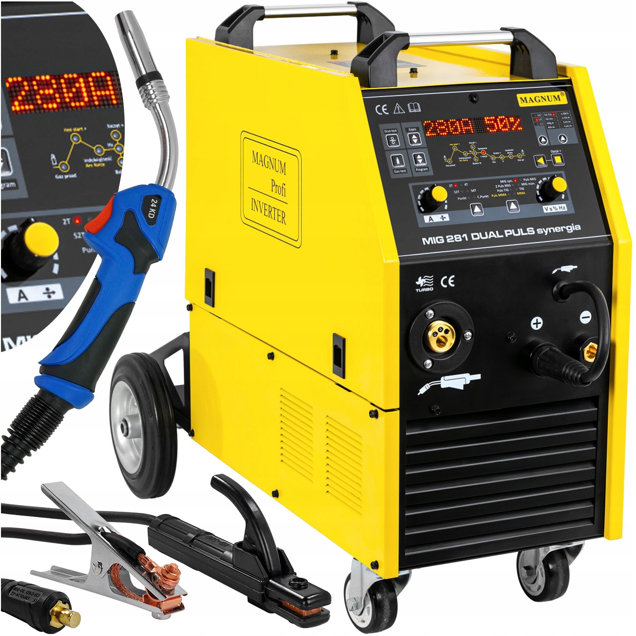Spawarka MIGOMAT Magnum MIG 281 Dual Puls Synergia (Spawarka Magnum MIG