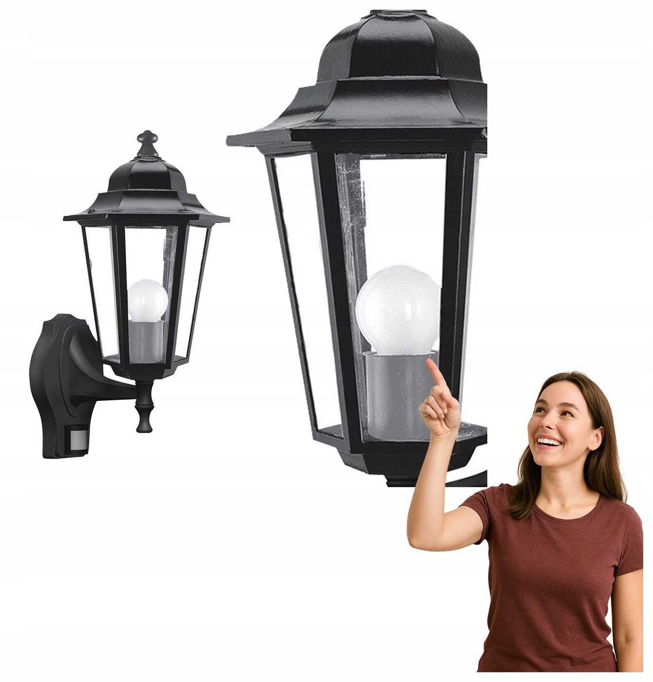 Venkovní nástěnné svítidlo Velence 8217 Rabalux
