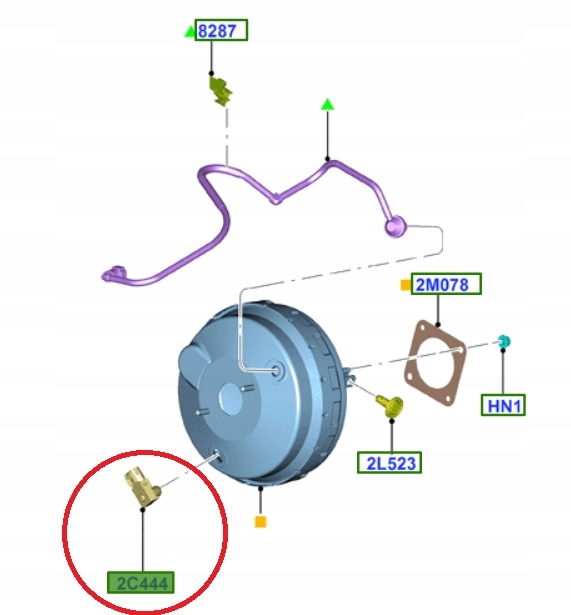 CZUJNIK SERWA UKŁADU HAMULCOWEGO FORD WIELE MODELI_ 5229485