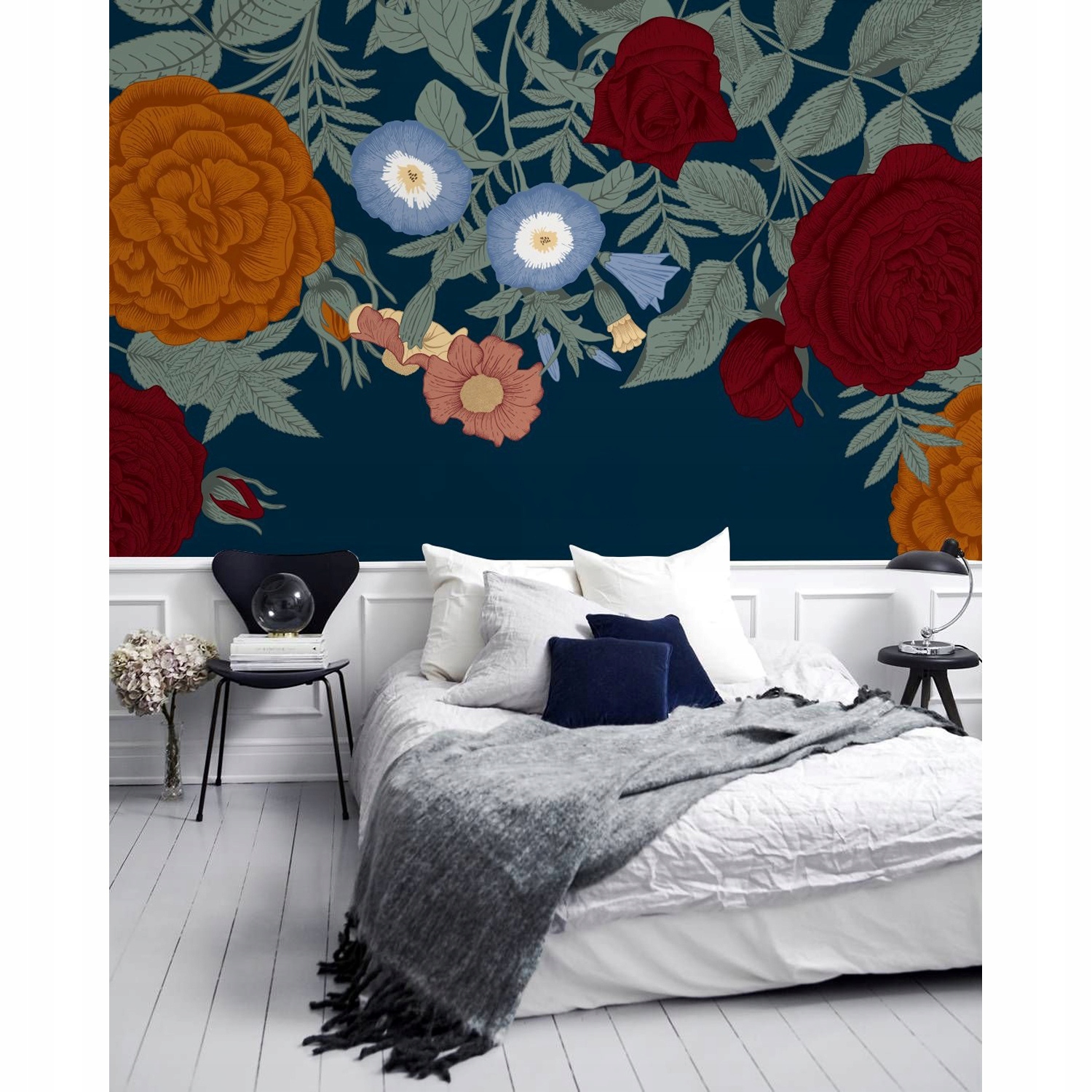 

Samoprzylepna fototapeta Vintage róże 290x290 cm