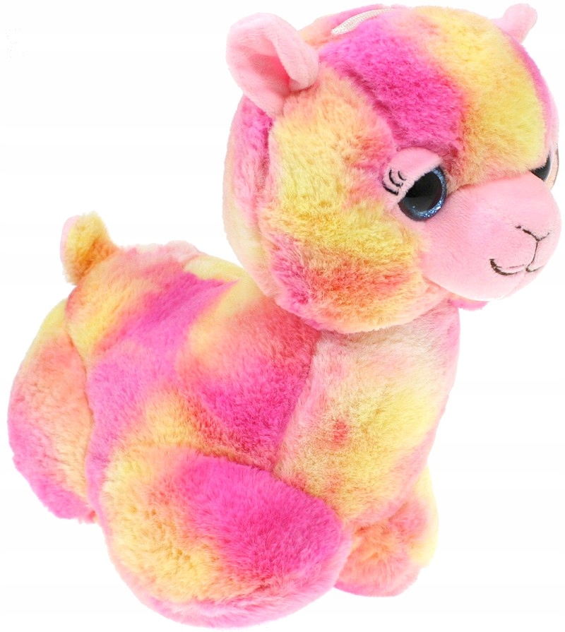 

Maskotka Alpaka Lama różowa - 35cm