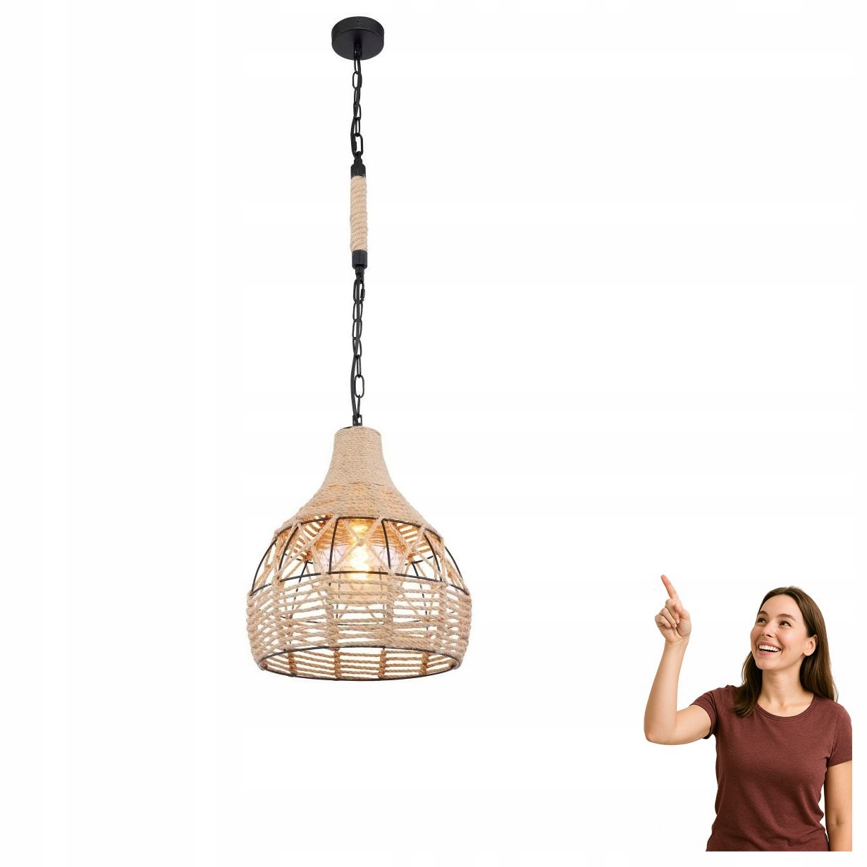 Závěsná lampa Halia 15671H Globo