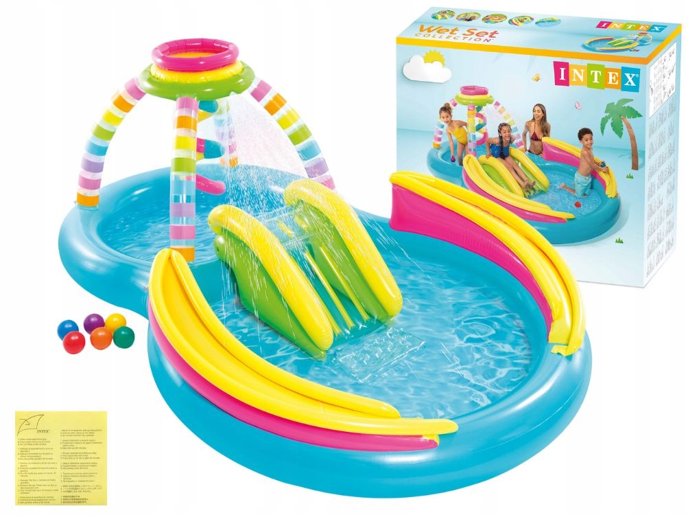 

Dmuchany plac zabaw Rainbow Basen Intex 56137
