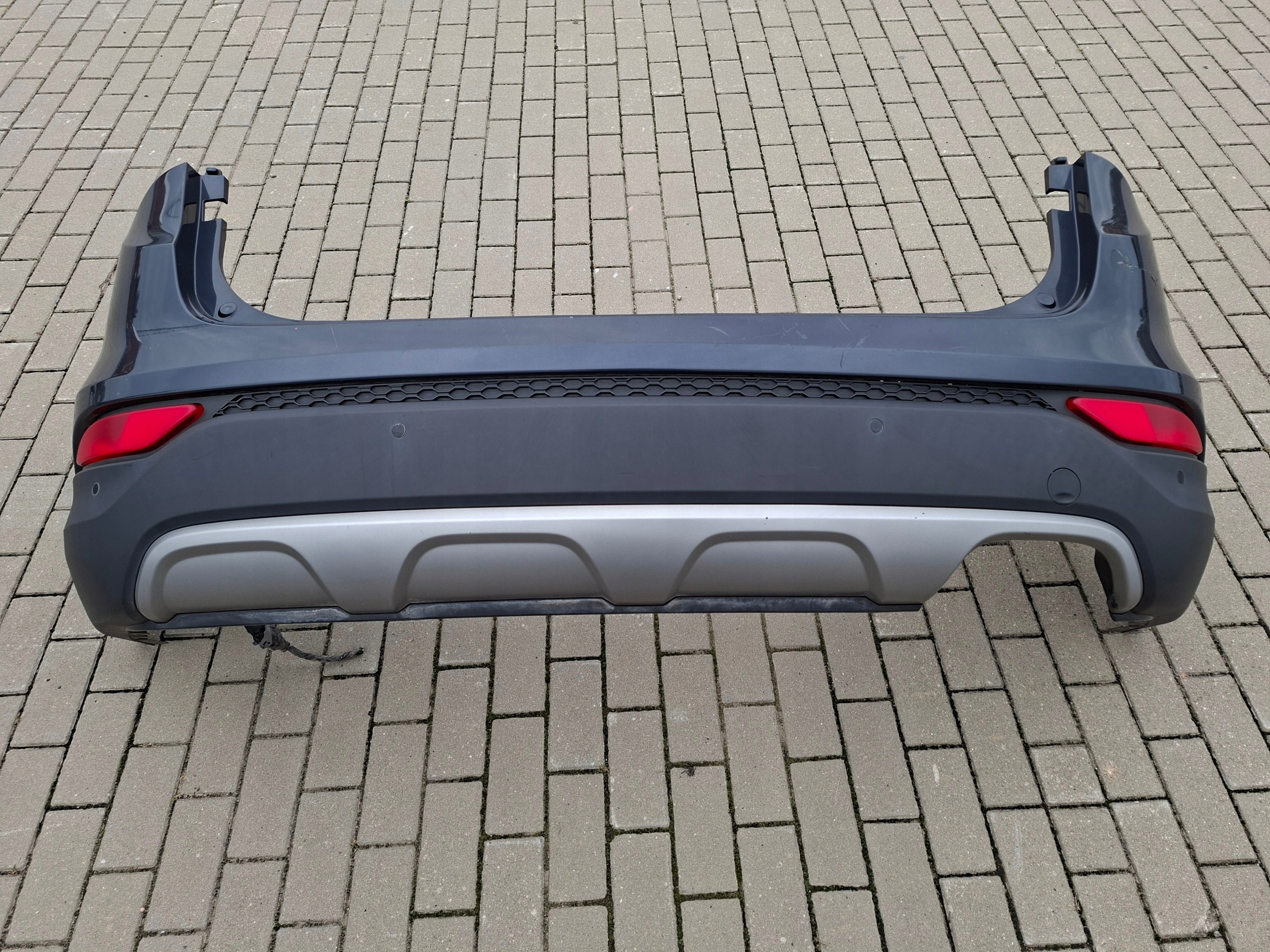 bumper rear part rear complete PDC bundle HYUNDAI SANTA FE III W8U