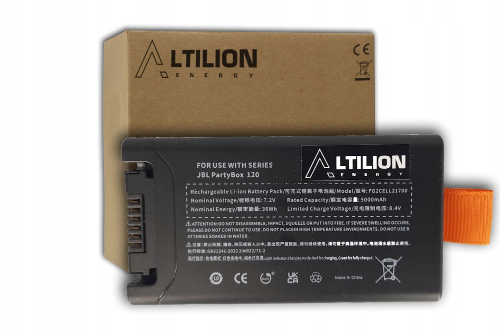 Akumulátor FG2CELL21700 Battery 200 pro Jbl PartyBox Club 120