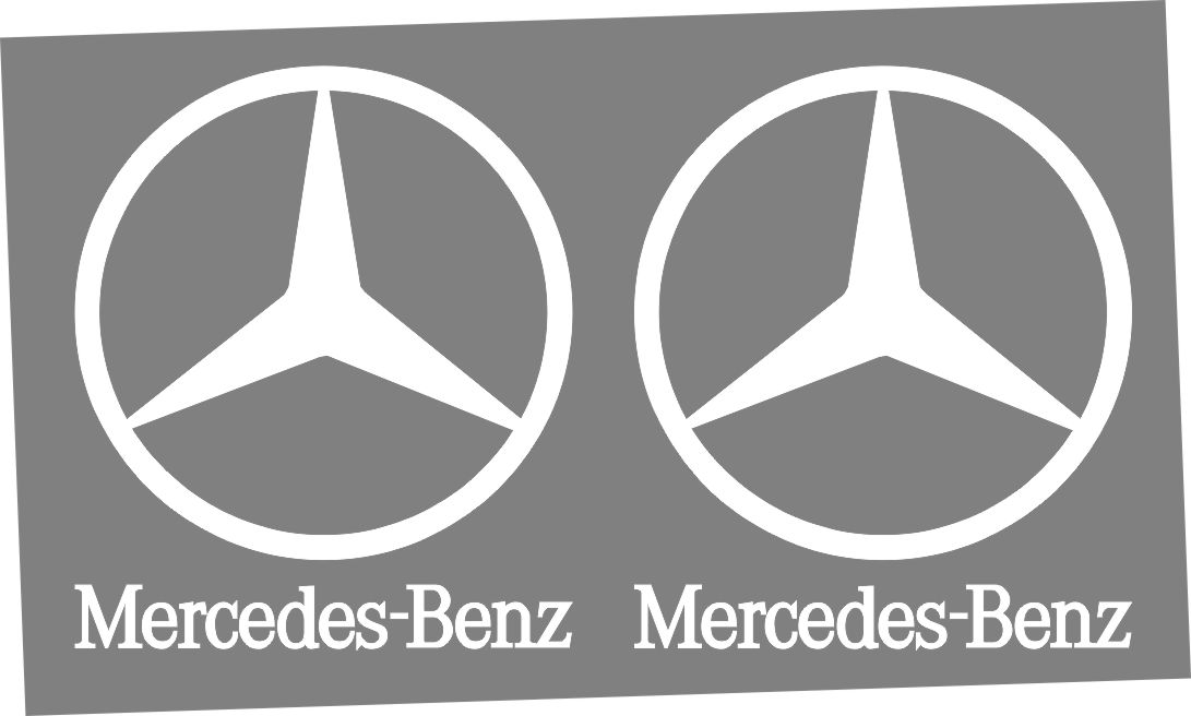 

Naklejki Mercedes Benz logo małe
