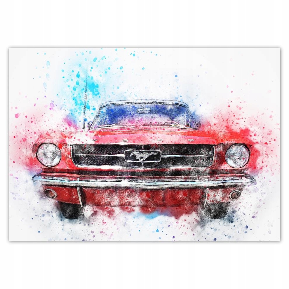 

Naklejki 70x50 Ford Mustang