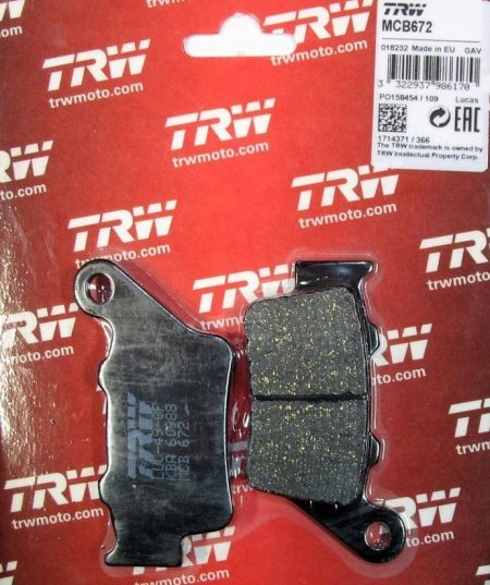 

Klocki Ham Tył Trw Lucas Ktm Duke 125 2011-2013