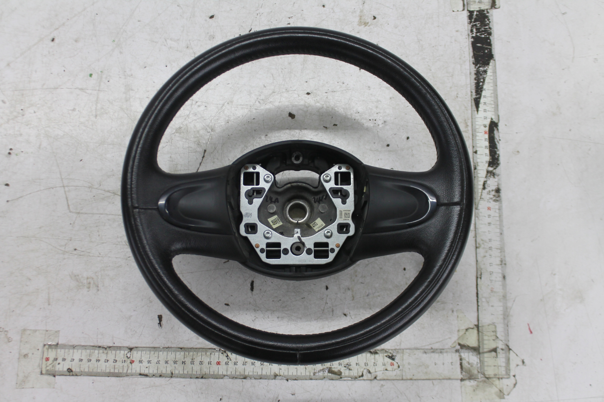 steering wheel, leather black MINI R55 R56 07-14
