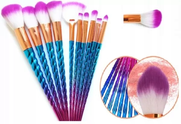 

Zestaw Pędzli Do Makijażu Unicorn Makeup 10 Szt.