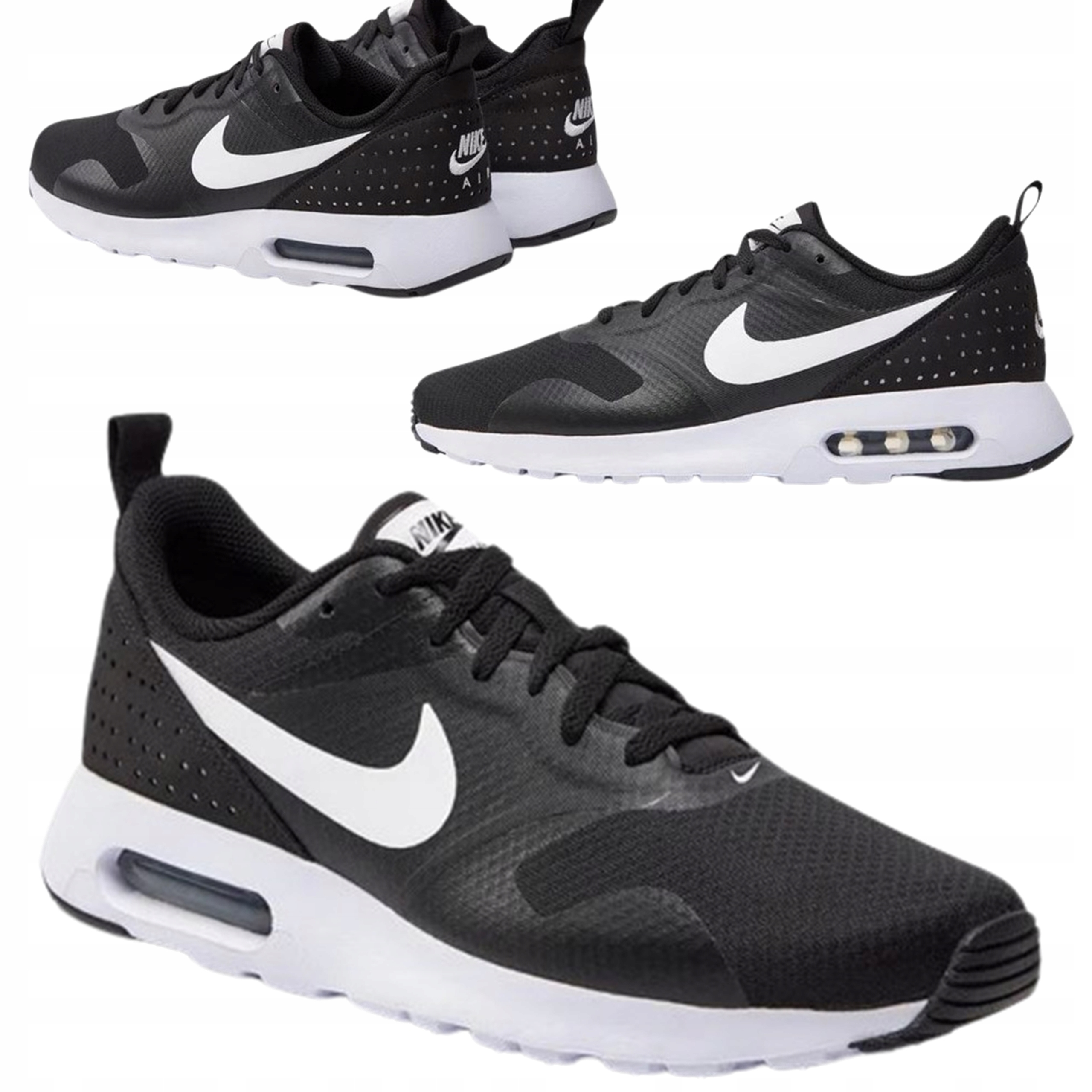 Nike pánské sportovní boty Air Max Tavas pohodlné černé do práce 45