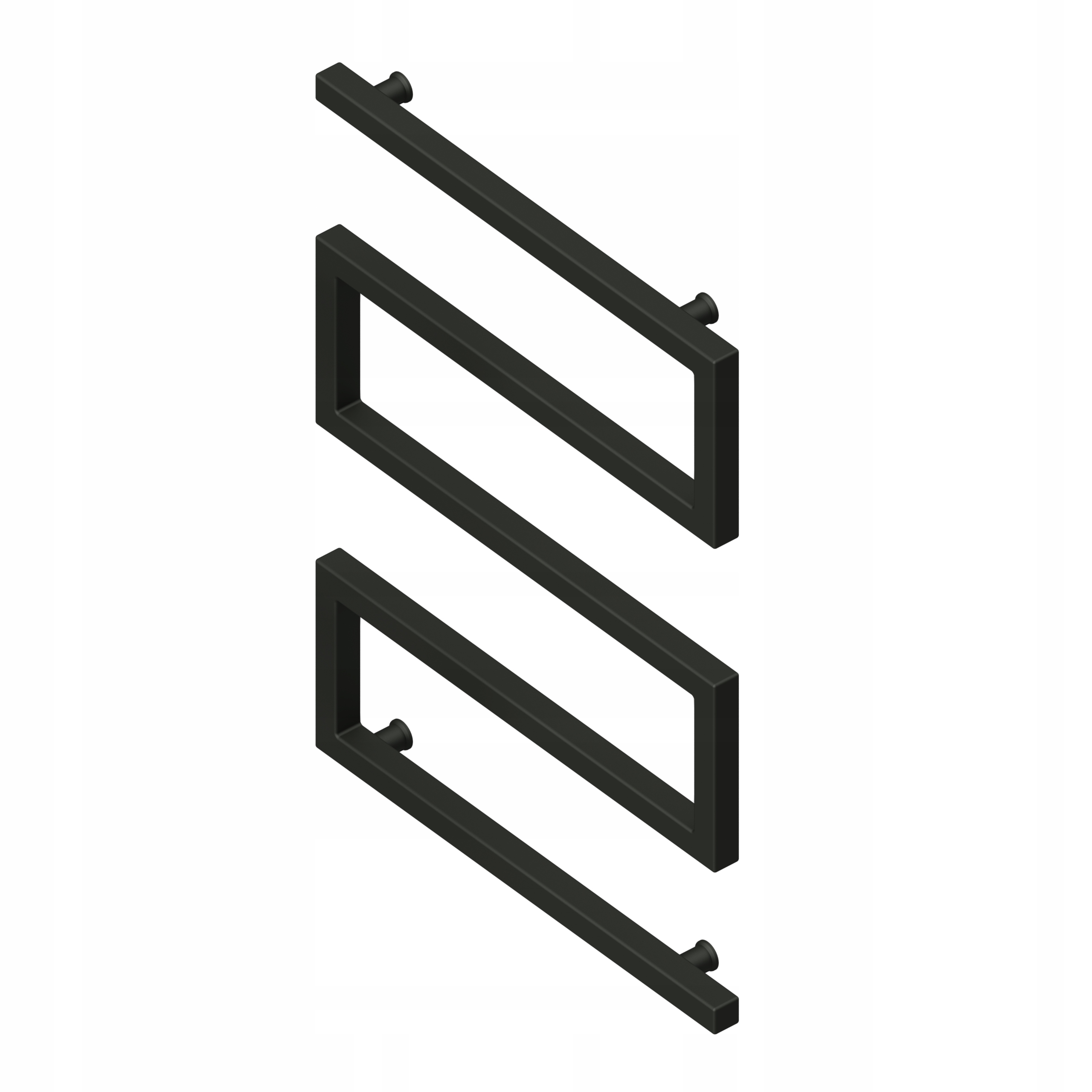 Dekoratívny Radiátor Fydek H755 L550 Čierny