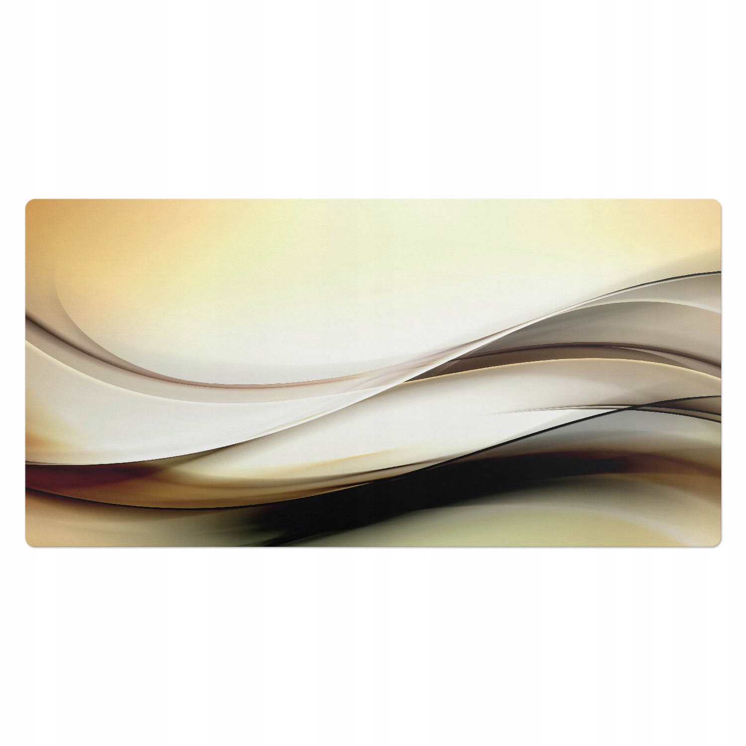 Vinylová ochranná podložka na pracovní místo Vlny tvarů 100x50 cm