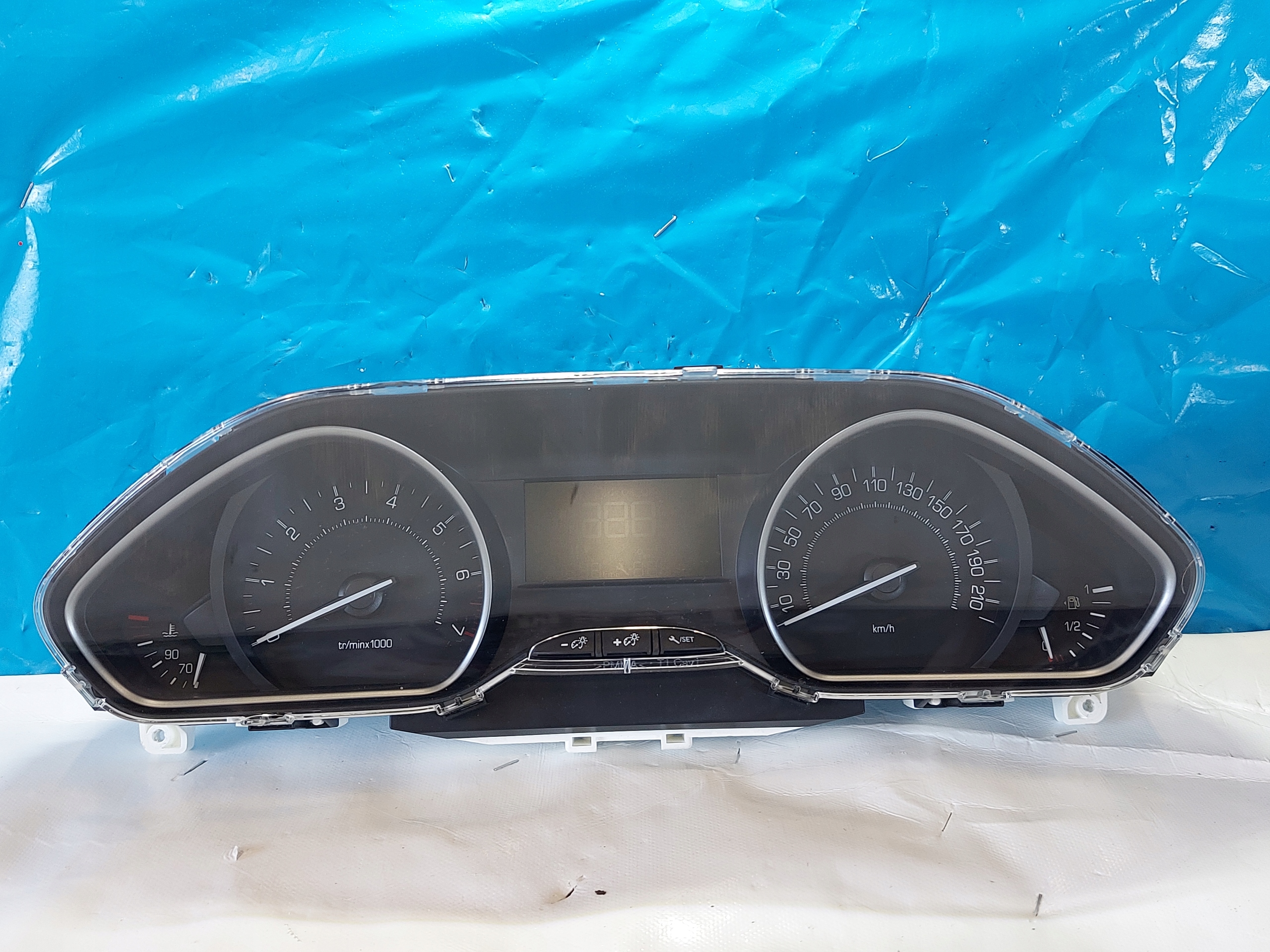 dials clock PEUGEOT 208 1.2 VTI 2017r 982262118000
