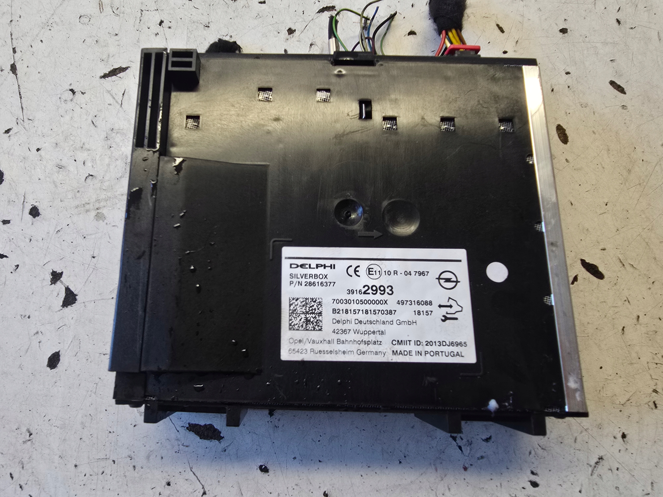 OPEL MOKKA X module RADIA navigation devices SILVERBOX 39162993