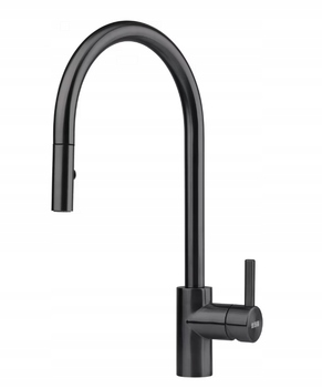 Franke Drezová Batéria Eos Neo S Výsuvným Výtokom, Čierna