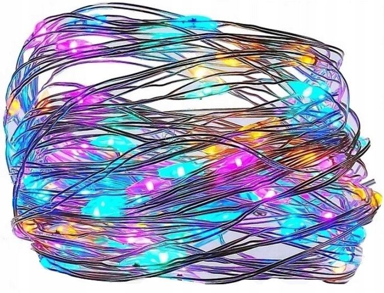 

Lampki Druciki Mikro 50 Led Na Baterie Multikolor