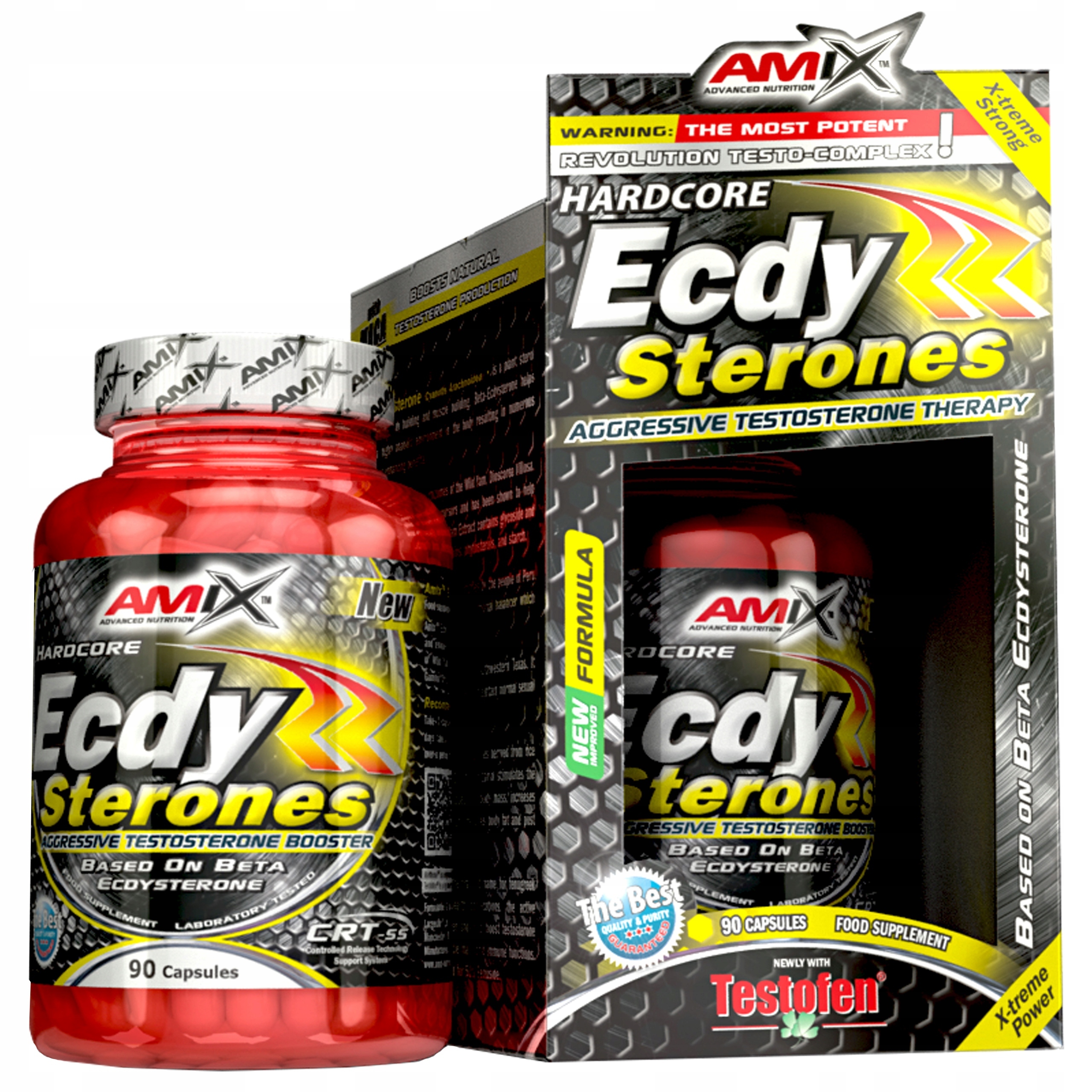 Booster testosteronu libido 6 v 1 ekdysteron maca yam pískavice 30 porcí