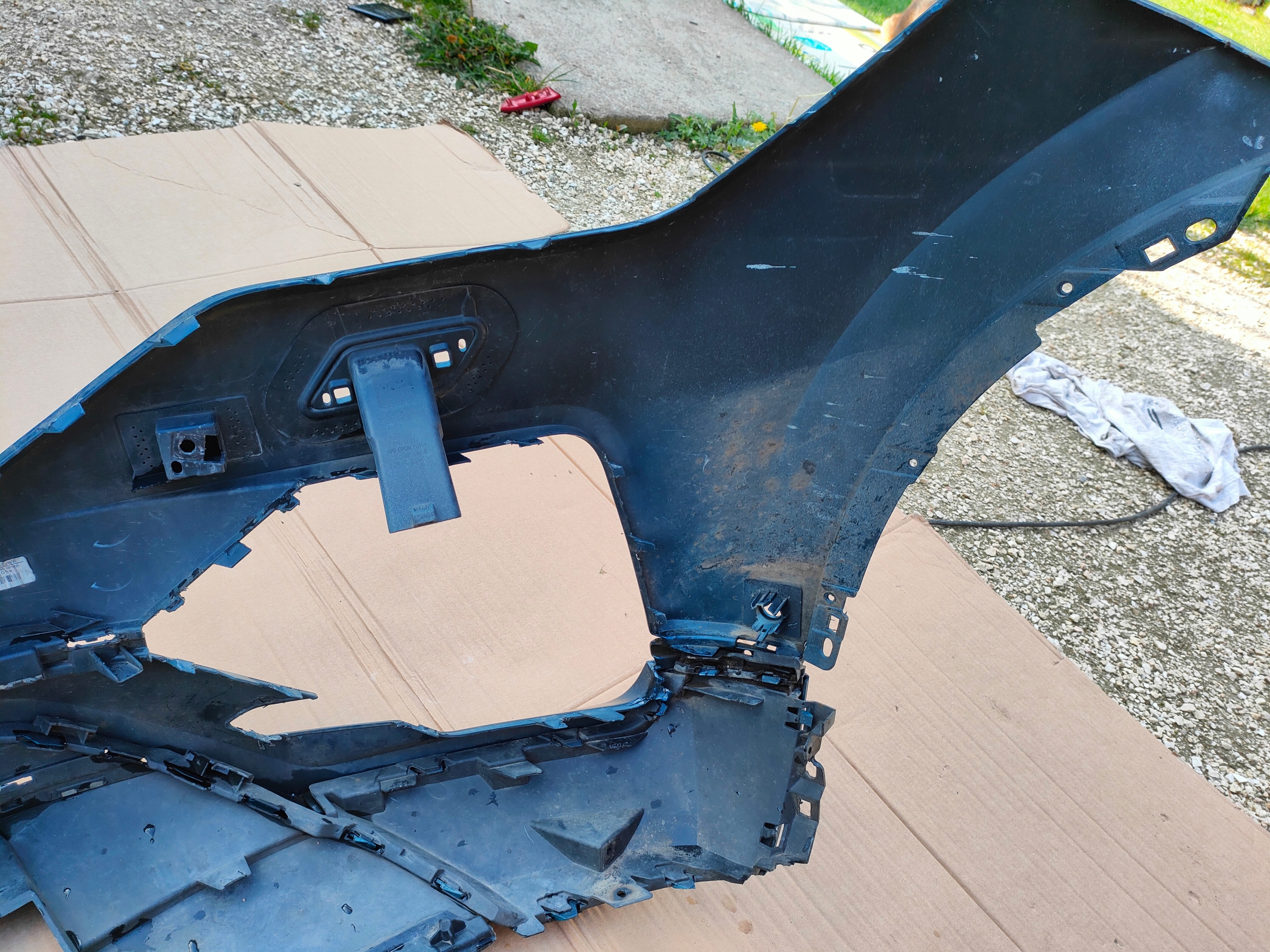 VW TOUAREG 3 III R-LINE front bumper front 760807039