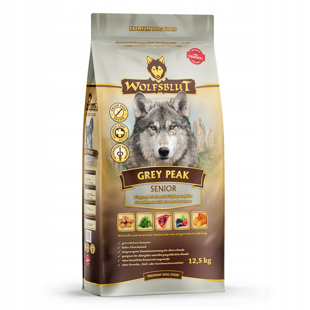 Wolfsblut Grey Peak Senior 12,5KG koza