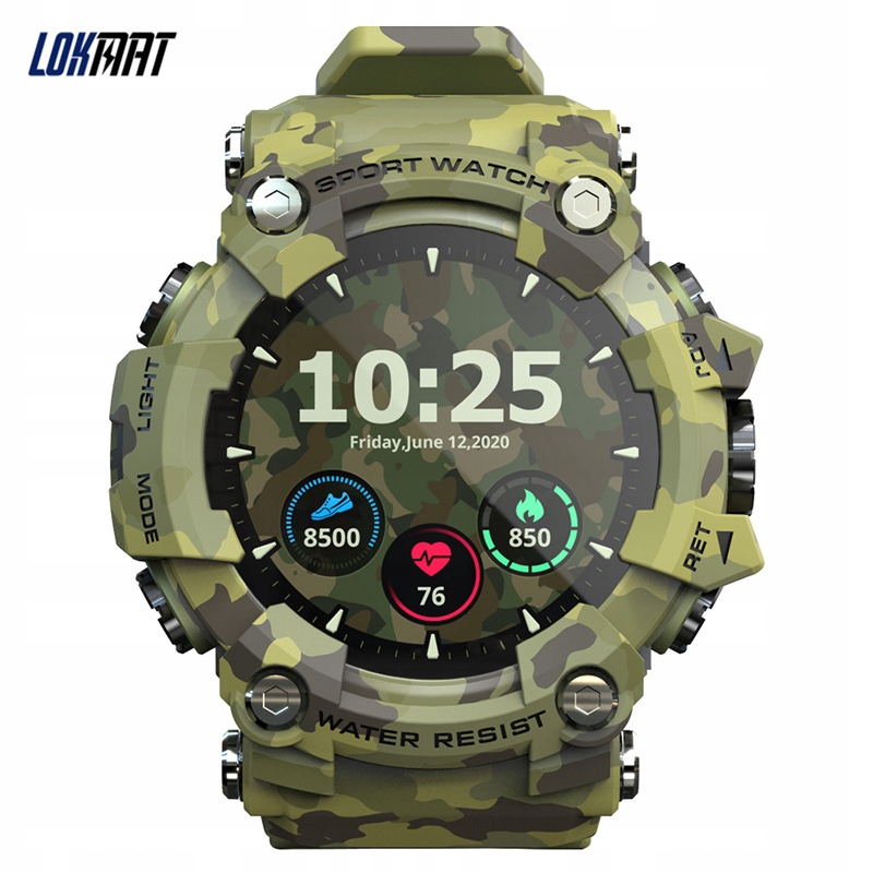 ZEGAREK MĘSKI SMARTWATCH LOKMAT ATTACK PULS POLSKI Model ATTACK