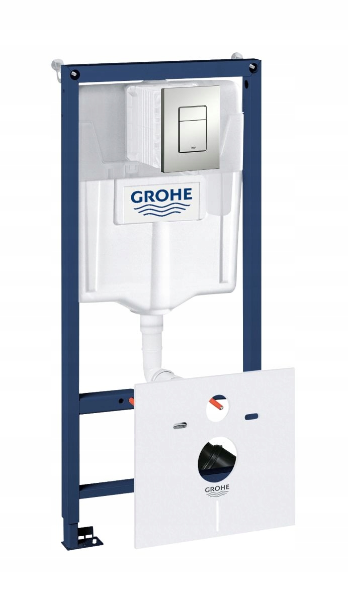 Grohe Stelaż Podtynkowy 5W1 Przycisk Chrom Mat