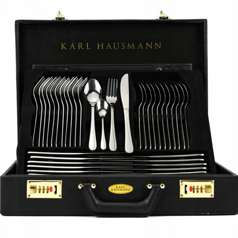 SZTUĆCE W WALIZCE KOMPLET 72 EL NA 12 OS + WALIZKA