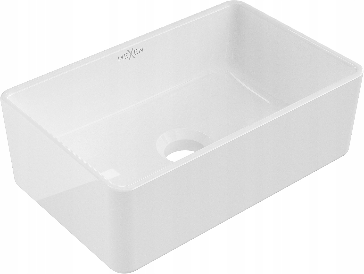 MEXEN NADIA UMYWALKA NABLATOWA 36 x 23 CM BIAŁA