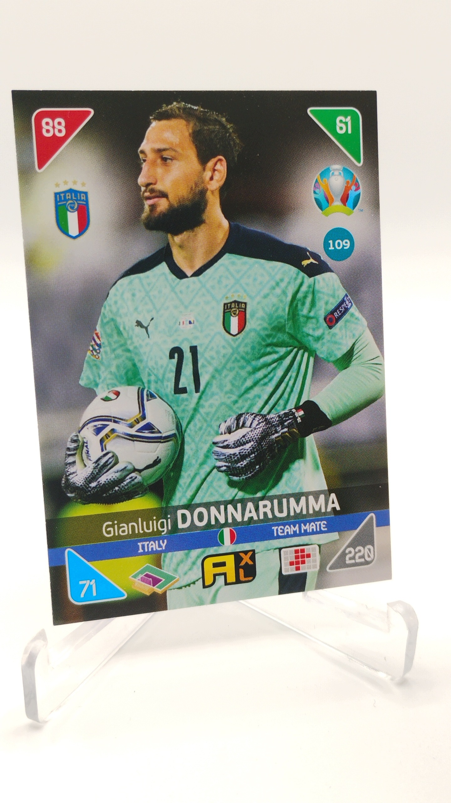 Panini Euro 2020 Kick Off 2021 Team Mate 109 Gianluigi Donnarumma Włochy