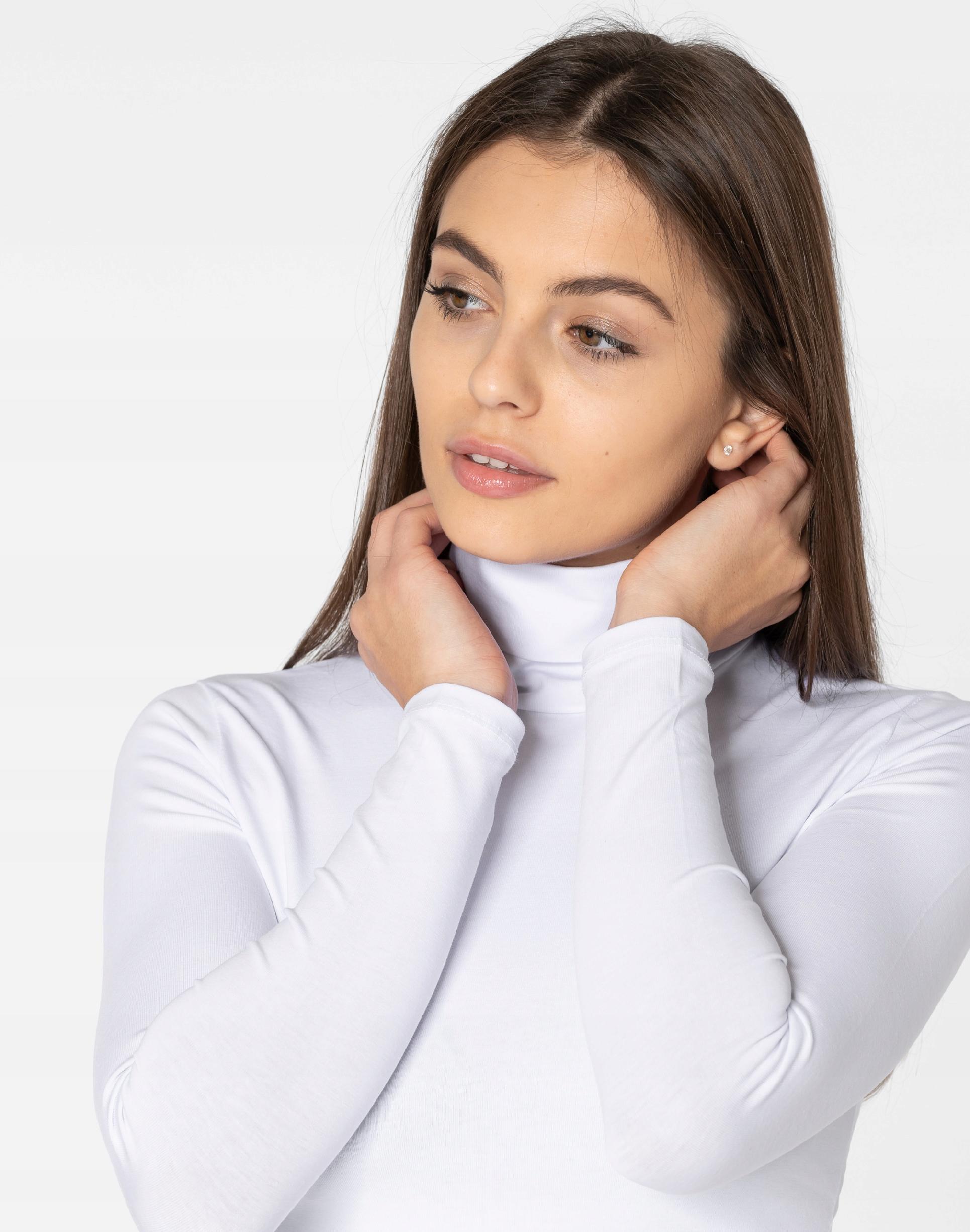 Golf Damski Cienki Sweter Golfy 8112-03 r M/L Płeć kobieta