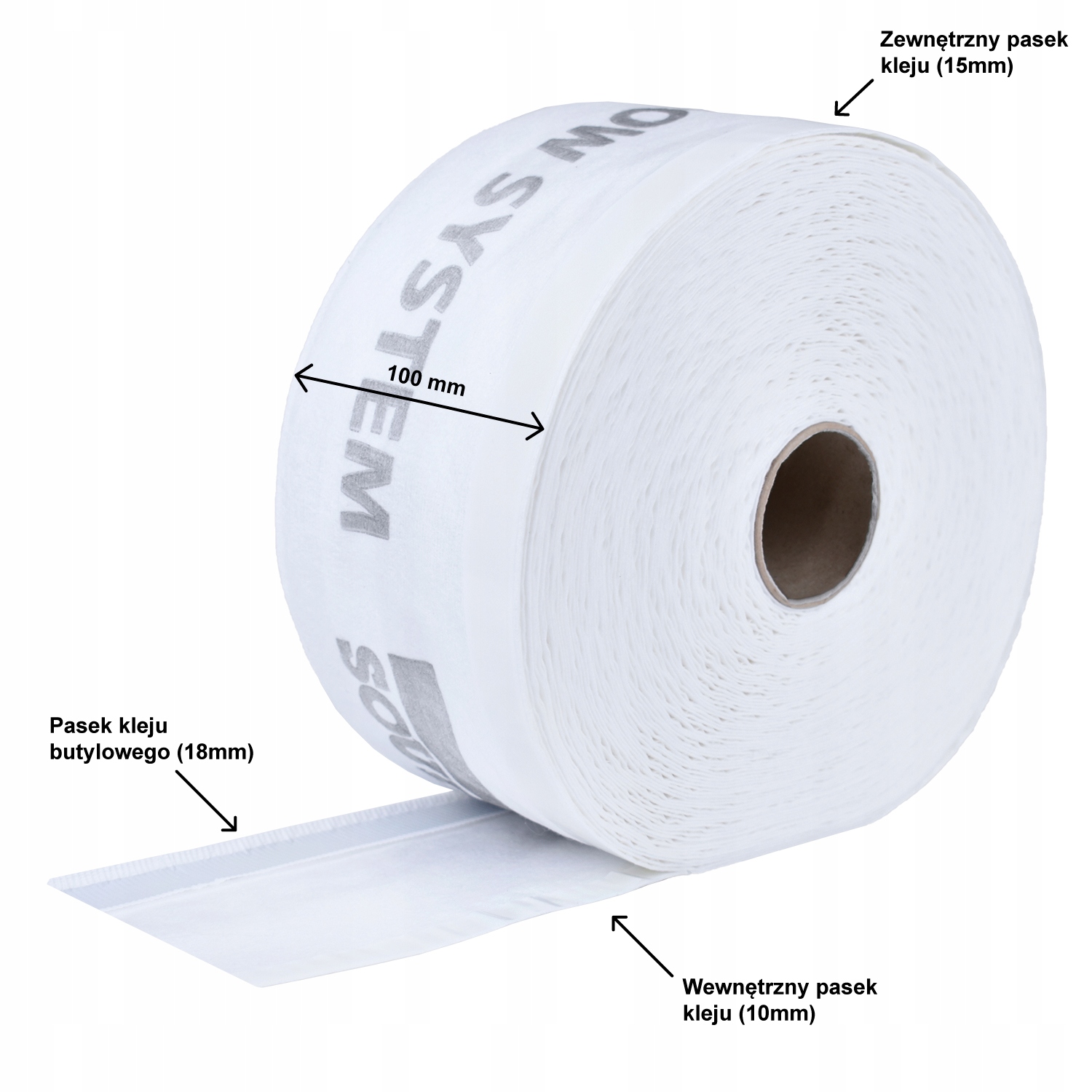 SOUDAL SWS TAŚMA ZEWNĘTRZNA CIEPŁY MONTAŻ 100/30mb Rodzaj taśma